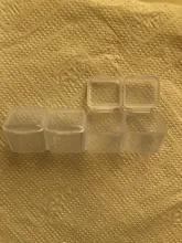 Mordoa-caja de almacenamiento de cuentas de plástico transparente con 28 ranuras, caja organizadora para herramientas de manicura de decoración de uñas, expositor de joyería