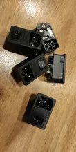 Fuse Connector-Plug Rocker-Switch Power-Socket Inlet Black Iec320 C14 Blue Green 