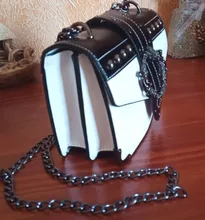 Moda mujer bolso cuadrado nueva calidad de la PU de cuero de las mujeres del diseñador remache del bolso cerradura cadena bolsas de mensajero de hombro