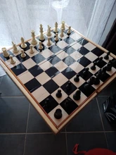 Chess-Pieces-Set Competition Plastic Medieval King-Height International 32 Standard 