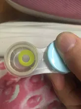 De Halloween Cosplay de contactos lente gato amarillo Manson Serie 2 unids/par anual de lentes de contacto de Color para los ojos maquillaje para Cosplay