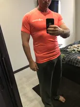 Running T-Shirt Short-Sleeve Tight Fitness Quick-Dry New Men Gym 3XL