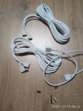 Cable de extensión para tira de luces led RGB, Conector de 30CM, 1M, 2,5 M, 5M, 5 pines, 4 pines, con aguja para SMD 5050, 3528, RGBW