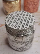 3g Oro de imitación plata hoja de cobre lentejuelas brillos de hoja de escamas hojas a granel papel de aluminio para dorado DIY decoración artística de uñas