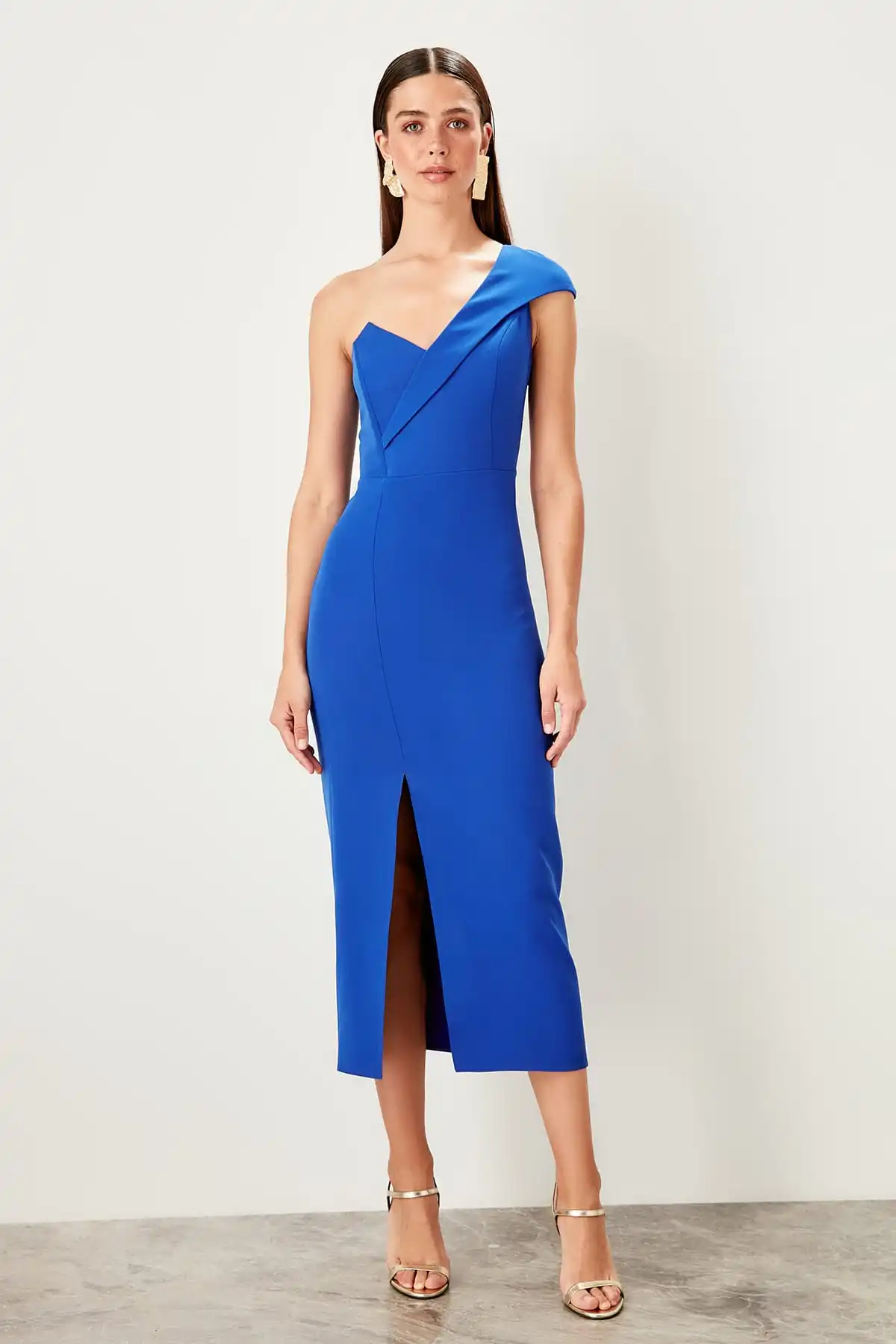 

Trendyol Collar Detail Evening Dress Dress TPRSS19UT0151