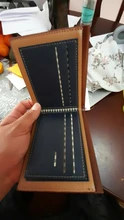 Cartera Vintage de cuero para hombre, cartera masculina de lujo, corta, ajustada, con Clip para dinero, tarjetero, Portomonee