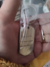 Personalizada llavero de fotografía llavero con foto personalizada boda regalo para él, regalo del Día del Padre