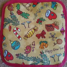 Party-Decoration-Supplies Gloves Kitchen-Mat Dining Christmas-Baking Natal Xmas New-Year