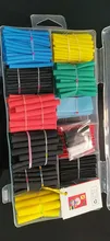 TOOSN 530pcs Heat Shrink Tube shrinkage ratio 2:1 Thermal contra Sleeve cable termoretractil