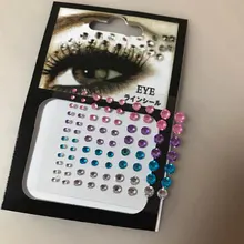 Eyeshadow Eyeliner Face-Sticker Makeup Crystal Jewel-Eyes Tattoo Diamond