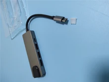 Multi USB 3.0 hub type C adapter to HDMI Gigabit Ethernet Rj45 Lan for Macbook Pro Air