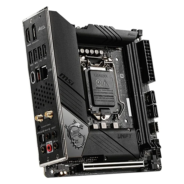 Материнская плата MSI MEG Z490I UNIFY mITX DDR4 LGA1200 | Компьютеры и офис