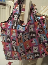 Bolsa de compra de alimentos reutilizable de gran tamaño, bolso de tela Oxford de Protección Ambiental, bolso de hombro de viaje