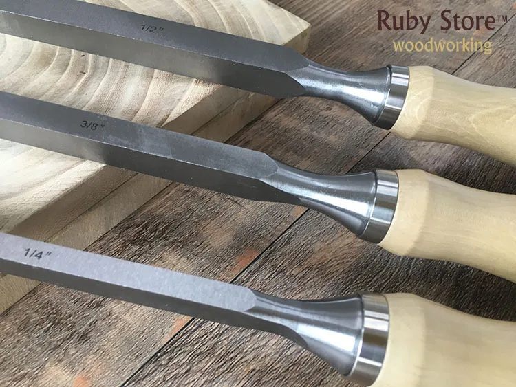 £29.80 Set Of 3pcs Qiangsheng Luban Mortising Chisels Fine Woodworking