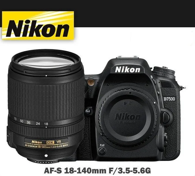 

New Nikon D7500 DSLR Camera Body & AF-S DX 18-140mm f/3.5-5.6G ED VR Lens