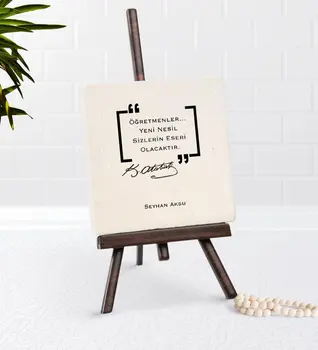 

Personalized Ataturk Teacher Şovaleli Natural Taş-1