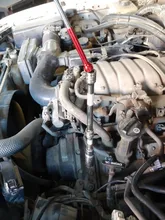 Herramienta de recogida de garras flexibles, luz LED magnética, agarre de dedos, imán rojo, 4 garras, luz LED y parte no magnética