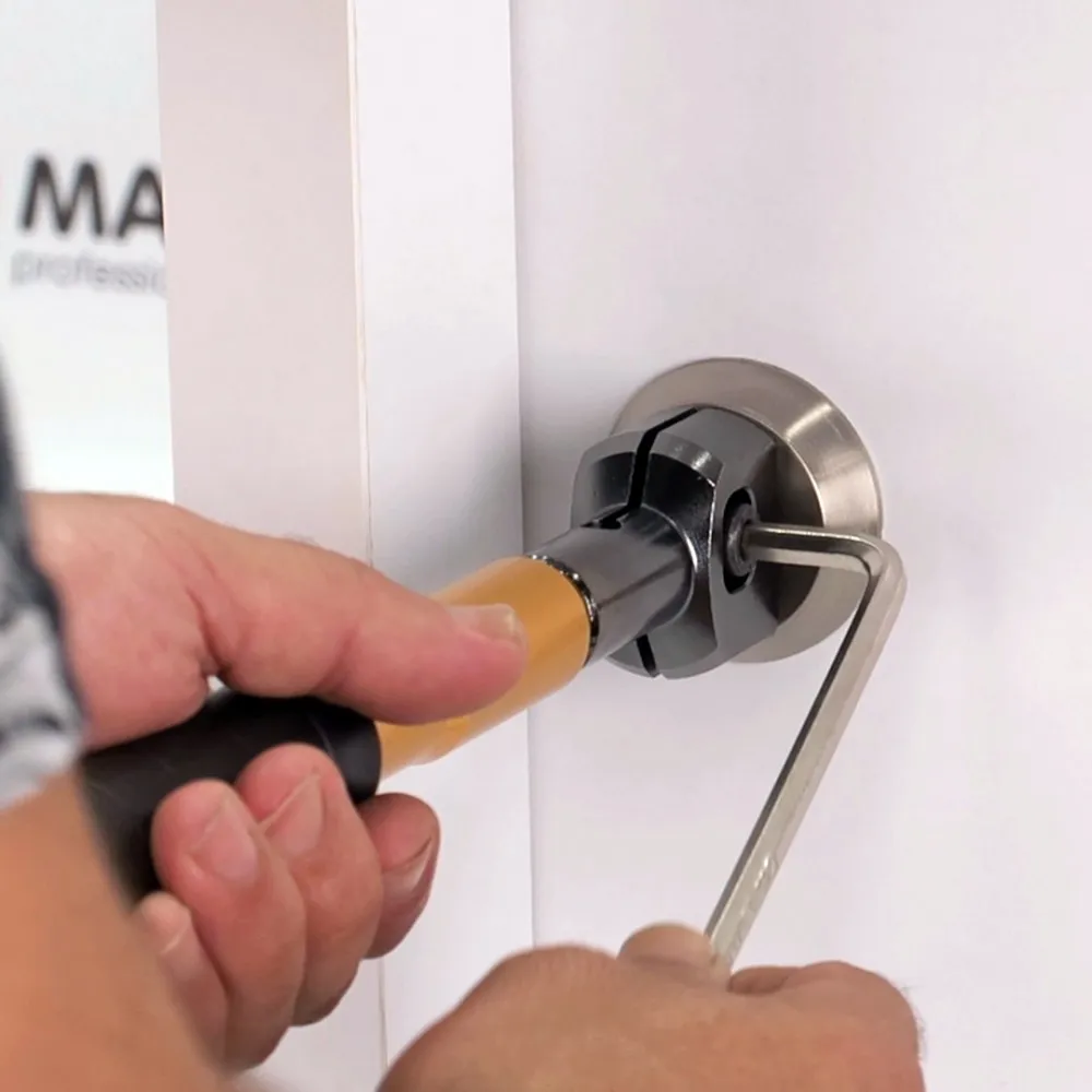 AB Lock Core Heavy Duty Puller with Tool Wrench, AB Lock Cylinder Remover Tool Set for Professional Locksmith Barrel Breaking a