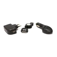 Set of Chargers(3 pcs) Black