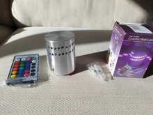 LED Wall Light-Effect Lobby Remote-Controller Spiral-Hole Home-Decoration Colorful RGB