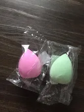 Esponja de maquillaje profesional con gota de agua, esponja cosmética para base correctora, crema, licuadora, esponja de agua suave, venta al por mayor