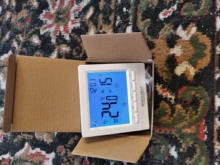 Regulador de temperatura de calefacción de caldera de Gas programable, termostato de batería AA con bloqueo de Chico, Control manual