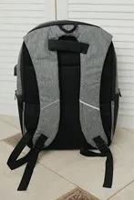 CEAVNI-Mochila impermeable con carga USB para hombre, bolsa de negocios informal Oxford para ordenador portátil de 15,6 pulgadas