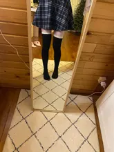 Wool Skirts Short Mini Tutu Plaid Lace-Up Gothic Lolita High-Waisted Winter Qiukichonson