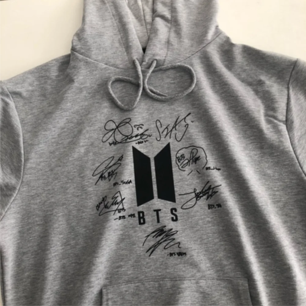 Bts gray hoodie Clearance