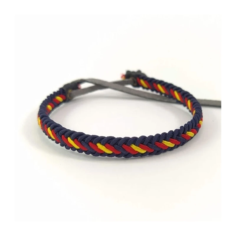 Flag of Spain's chain bracelet for men and woman Adjustable craft
