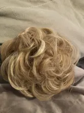 Snoilite-coletero elástico para mujer, moño para el pelo sintético, 35 colores