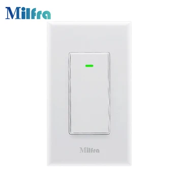 

KS-602S US 120 Style Smart Wall Light Switch Push Light Switch Wifi Physical Switches with Smart Life Tuya App