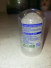 Desodorante de cristal de 60g para hombres y mujeres, palo de alumbre, eliminador de olor de axila corporal, antitranspirante, palo desodorante indefinido