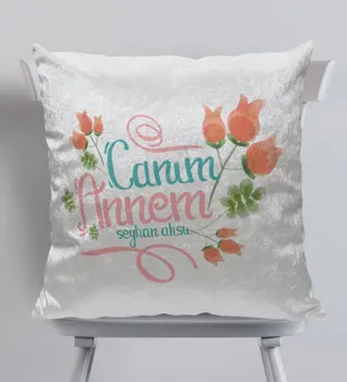 

Personalized Dear Mom Decorative Silk Velvet Pillow-13