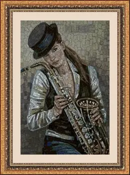 

CROSS STITCH KIT PANDATHREAD MODERN AND SURREAL 33306