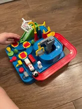 Juguetes educativos para niños, pista de aventura, juegos de mesa, Rail, coches mecánicos, estacionamientos, regalos de Navidad para niños