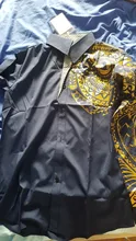 Camisa negra dorada de manga larga para hombre, ropa masculina ajustada, de lujo, para fiesta social y graduación