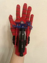 Nuevo Hombre Araña juguetes de plástico Cosplay guante de Spiderman juego de iniciador con la caja Original divertido juguetes para niños Año Nuevo cumpleaños Gi