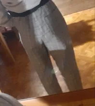 Plaid Pants Trousers Joggers Harajuku Women Streetwear Korean-Style Plus-Size Autumn