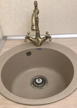 Kitchen Faucet Frap Hot-And-Cold-Water-Tap Antique Brass Rotating-F4019-4 Double-Handle