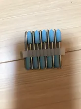 Brocas rotativas de silicona para manicura, accesorios de herramientas de pulido de cutículas, fresa eléctrica, 10 unidades