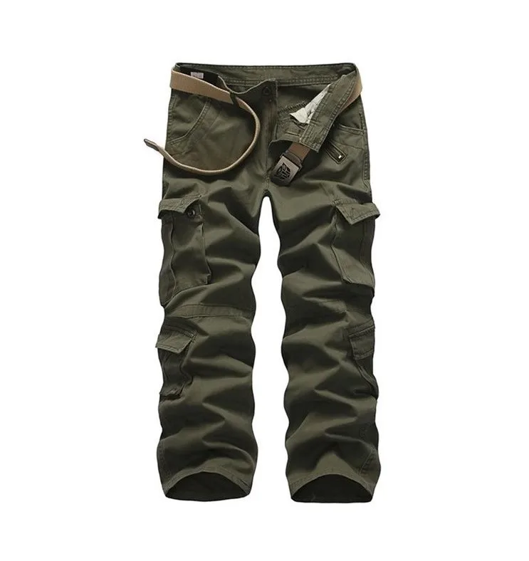 cargo track pants Hot Style Spring Mens Cargo Pants Khaki Military Men Trousers Casual Cotton Tactical Pants Men Army Pantalon Militaire Homme cargo pants for men Cargo Pants