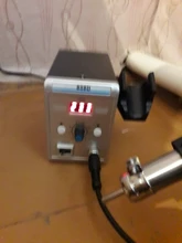 Eruntop-Estación de soldadura Digital LED 858D, desoldadura de hierro para soldar, BGA refundido, pistola de aire caliente