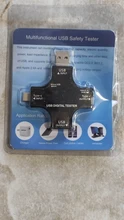Probador de Color TFT USB Bluetooth tipo-c PD, voltímetro Digital, medidor de corriente de voltaje, amperímetro, detector, cargador tipo batería externa, indicador