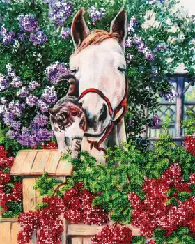 

Set for embroidery with beads "gentle attachment" art. 9084-cm