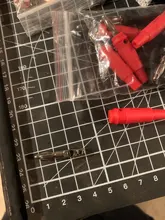 10 unids/lote de enchufes de plátano apilables, sin soldadura, color rojo y negro, 4mm