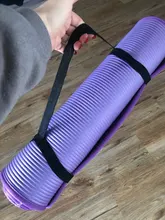 Colchoneta de Yoga antideslizante gruesa, colchoneta de Yoga NBR, cojín deportivo, almohadillas de Pilates con bolsa y Correa, 10mm, 183cmX61cm