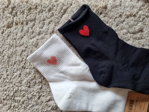 Cute Heart Long Socks