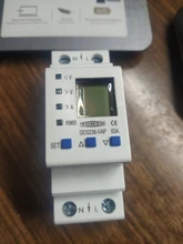 Voltmeter Protector Current Din-Rail Over-Under-Voltage Adjustable 230V 110V Kwh 63A