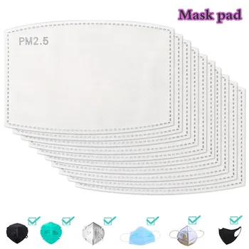 

Disposable PM2.5 Mask Pad 5 Layers Filter Respirator Multiple Protection Breathing Soft Mask. Anti Dust Face Mask Pads